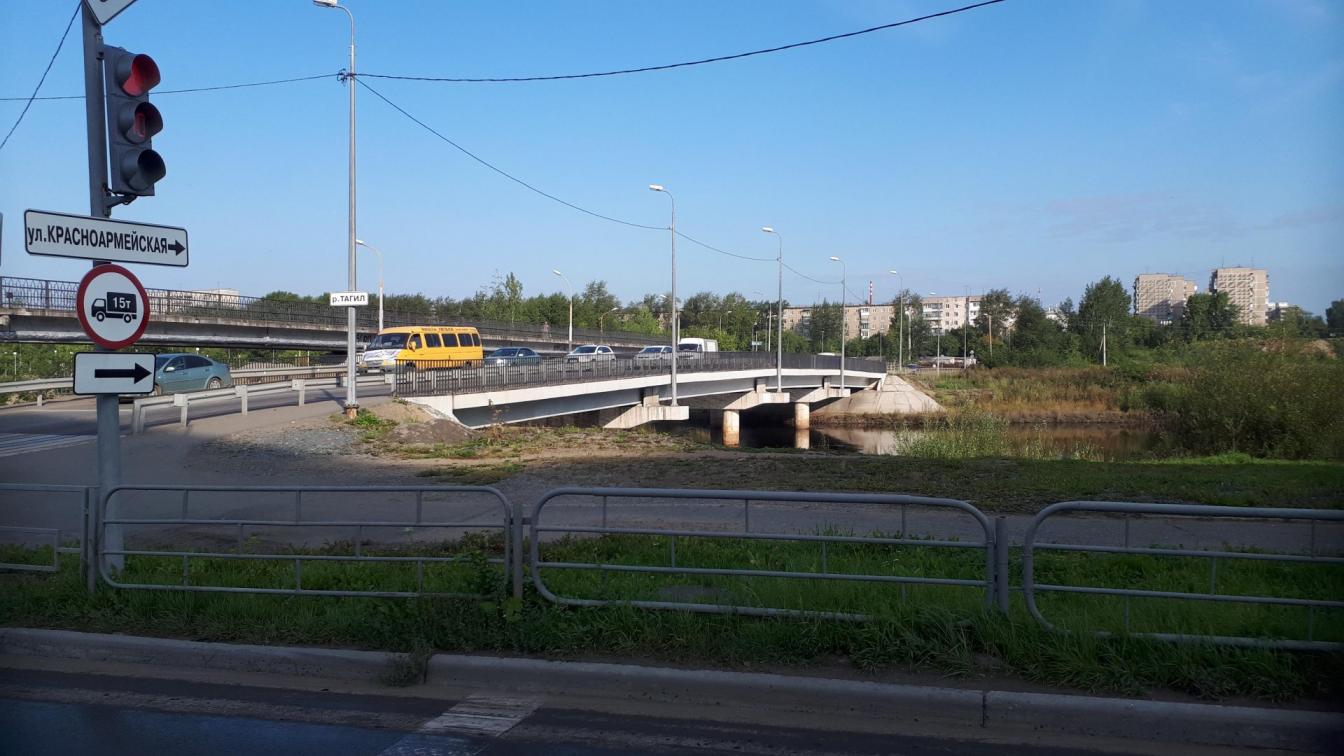 В створе Красноармейской улицы