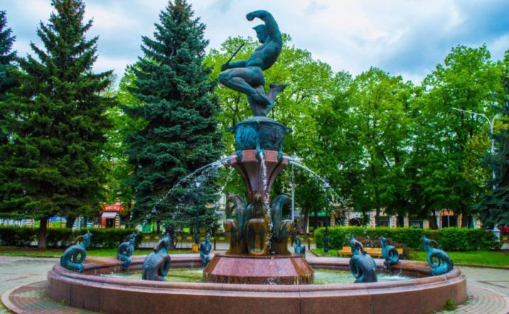 Памятник-фонтан «Нарт Сослан»
