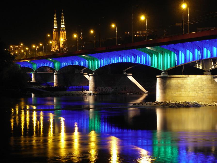 Мост Śląsko-Dąbrowski Bridge (река Висла)