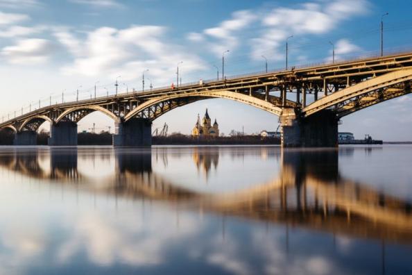 Канавинский мост (слияние Оки и Волги)