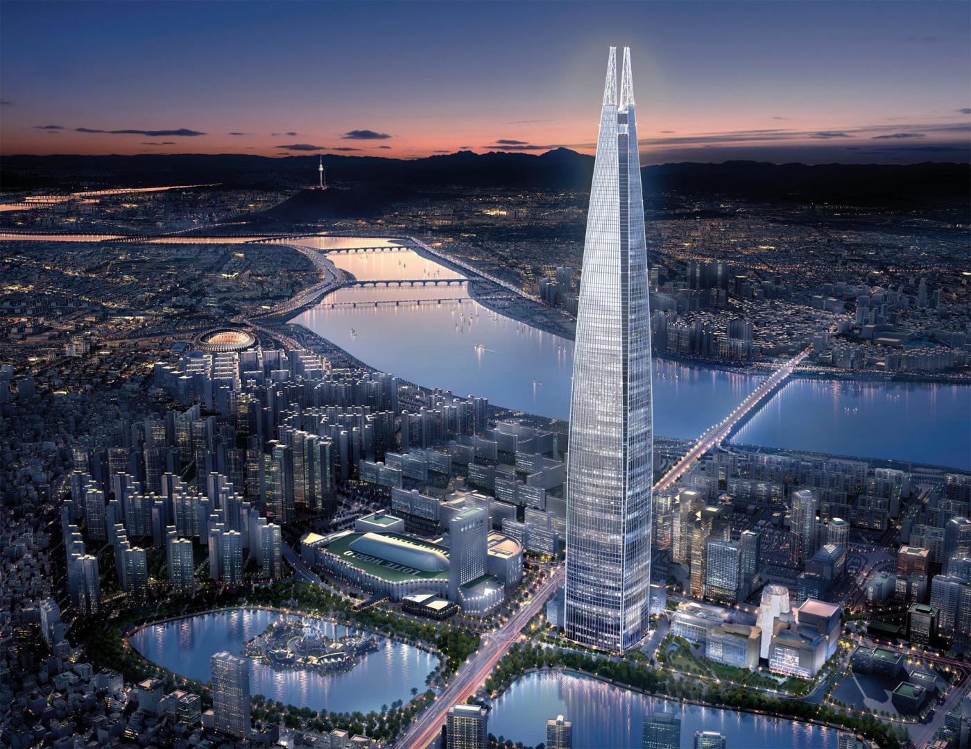 Lotte word tower.