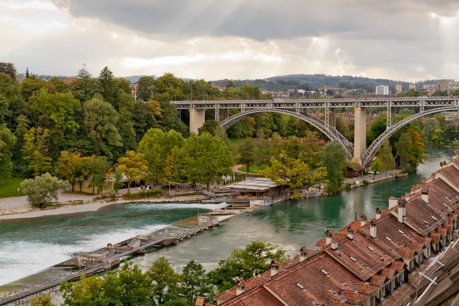 Мост Kirchenfeldbrücke (река Аре)