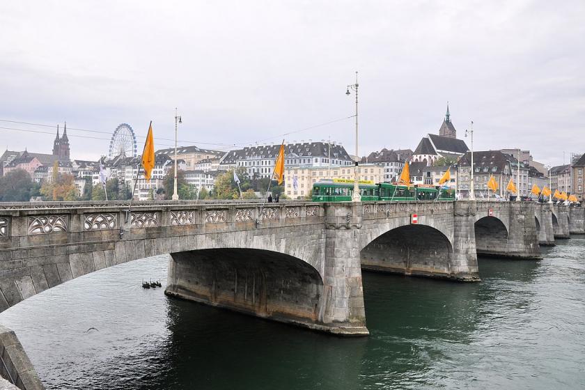 Mittlere Rheinbrücke (река Рейн)