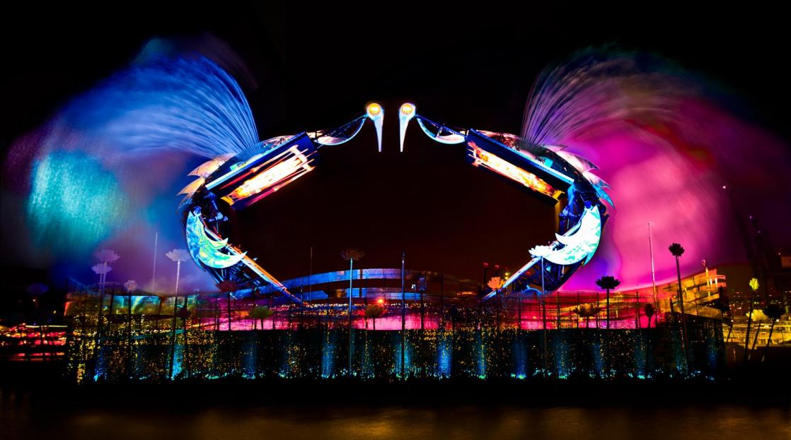 Sentosa Crane Dance