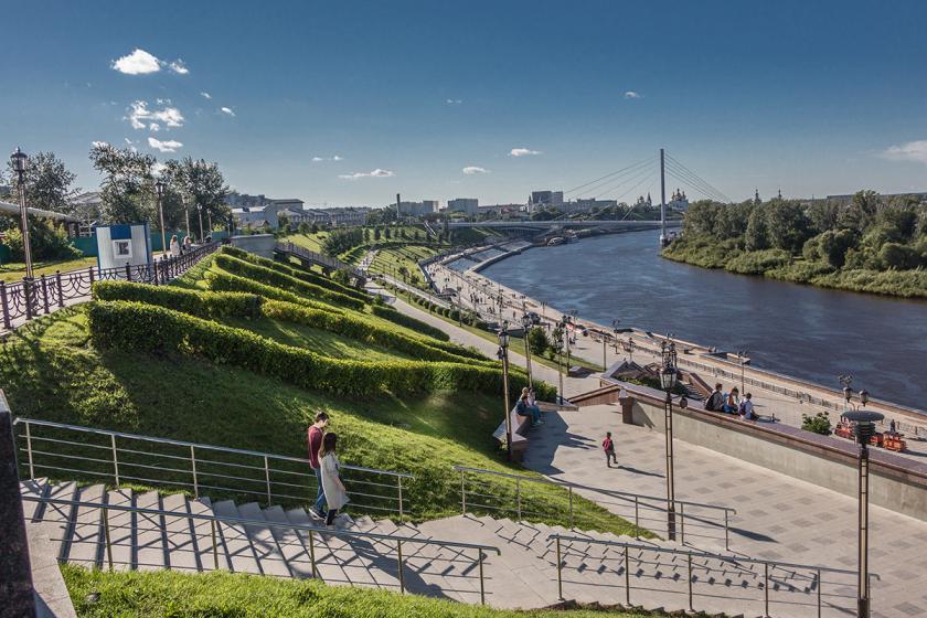 Набережная реки Тура